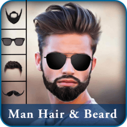 Man Hair &amp; Beard Style Editor आइकन
