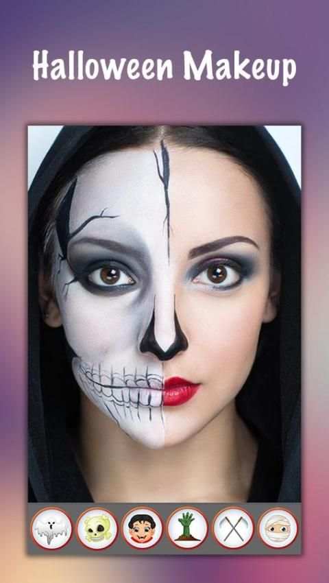 Halloween Makeup Face screenshot 5