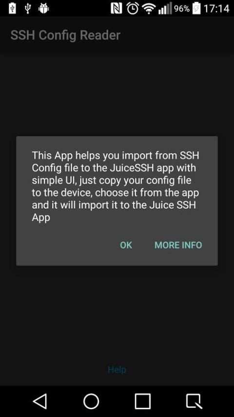 JuiceSSH Config reader स्क्रीनशॉट 2