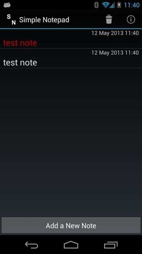 Simple Notepad screenshot 5