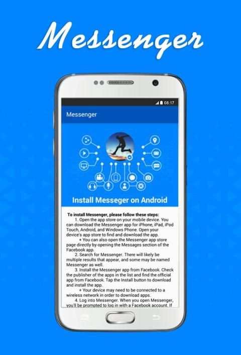 Quick Messenger Facebook tips скриншот 3