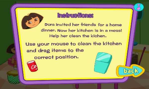 Dora Room Clean скриншот 2