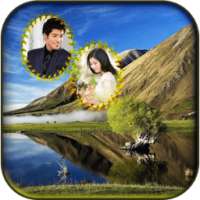 Natural Dual Photo Frame on 9Apps