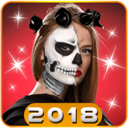 ikon Scray Halloween Makeup &amp; Photo Editor