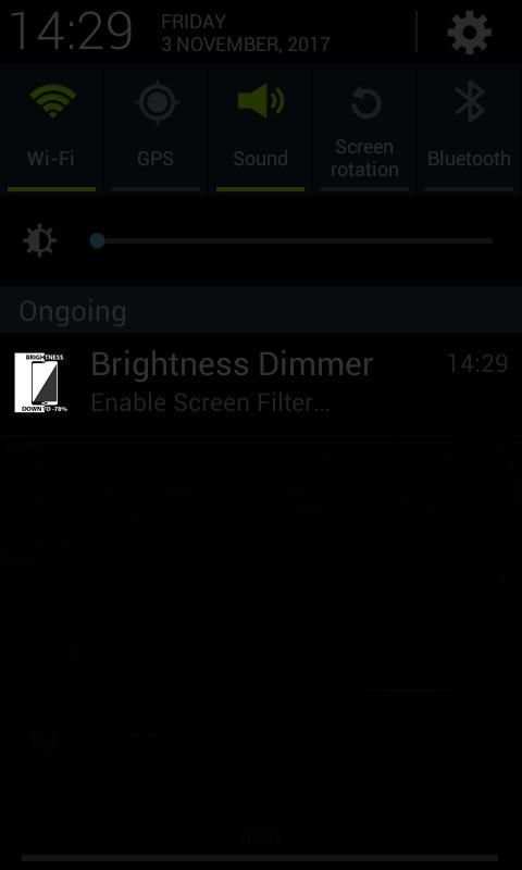 Brightness Dimmer स्क्रीनशॉट 1
