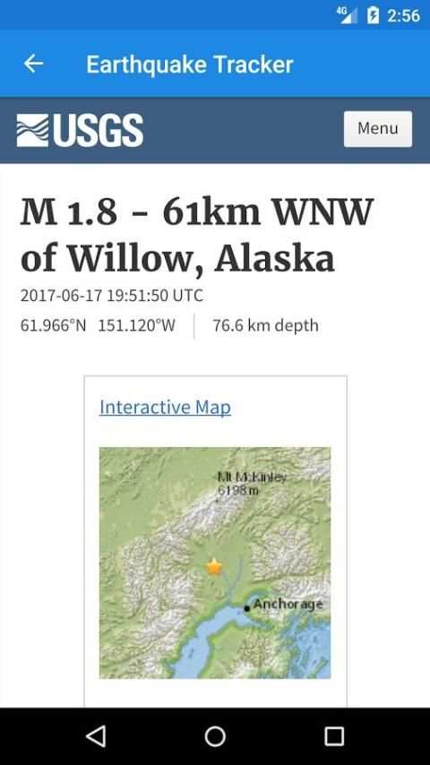 Earthquake Tracker скриншот 4