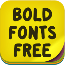 Bold Fonts Free أيقونة