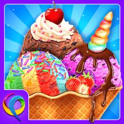 Rainbow Ice Cream Party - Unicorn Desert Food
