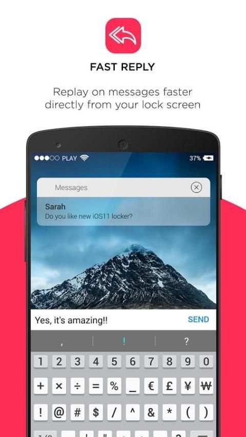 Lock Screen IPHONE style स्क्रीनशॉट 5