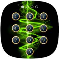 Neon Green Lock Screen