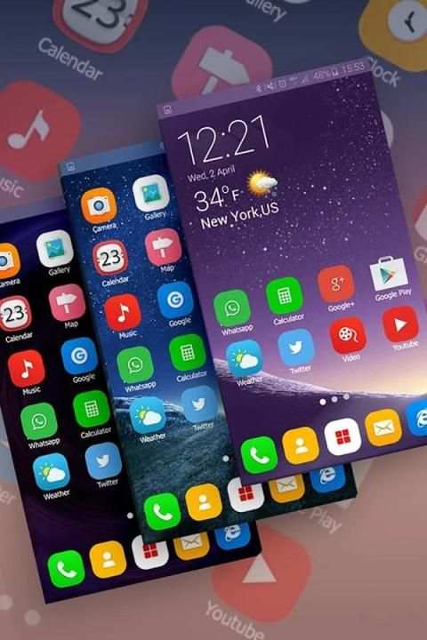 Theme and Launcher for Oppo A57 9 تصوير الشاشة