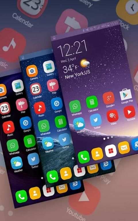 Theme and Launcher for Oppo A57 2 تصوير الشاشة