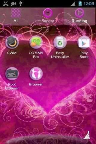 Hearts Themes for GO Launcher screenshot 1