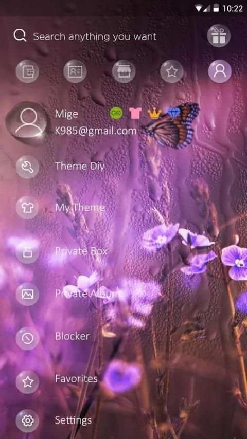 GO SMS ANNE THEME स्क्रीनशॉट 1