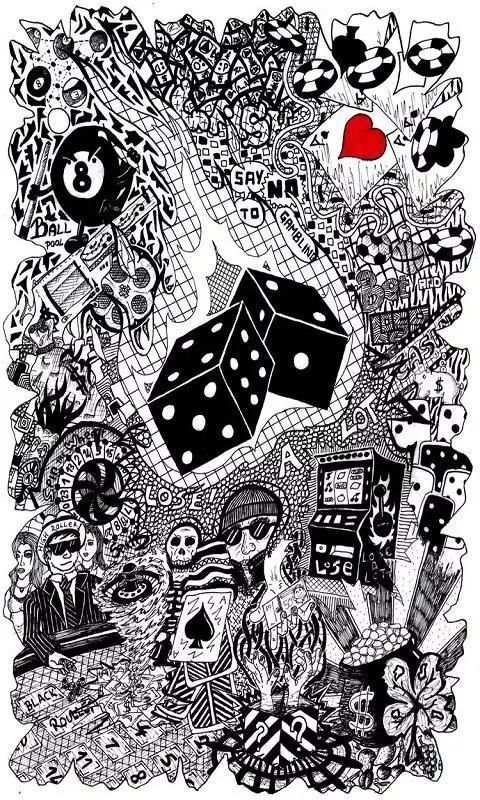 Doodle Skecth Kertas Dinding 1 تصوير الشاشة
