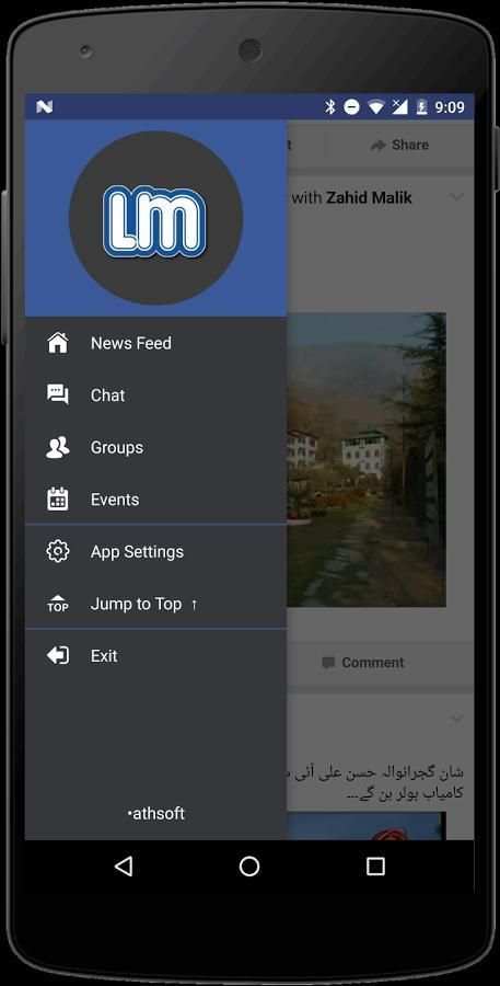 Lite Messenger and Facebook स्क्रीनशॉट 7