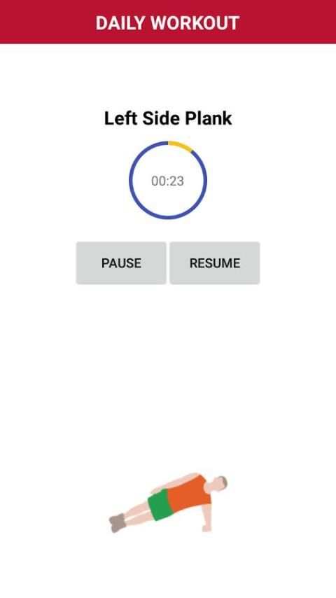 7 Minutes workout screenshot 1