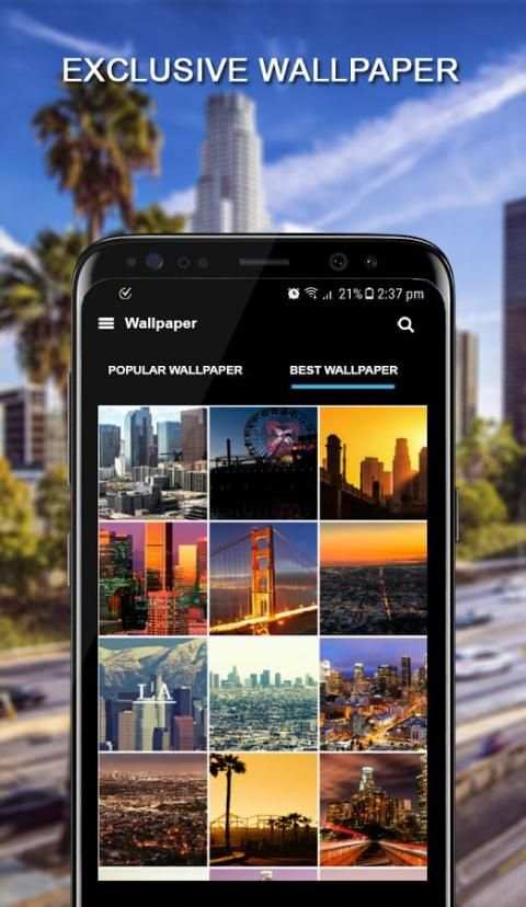 Los Angeles City Wallpaper скриншот 2
