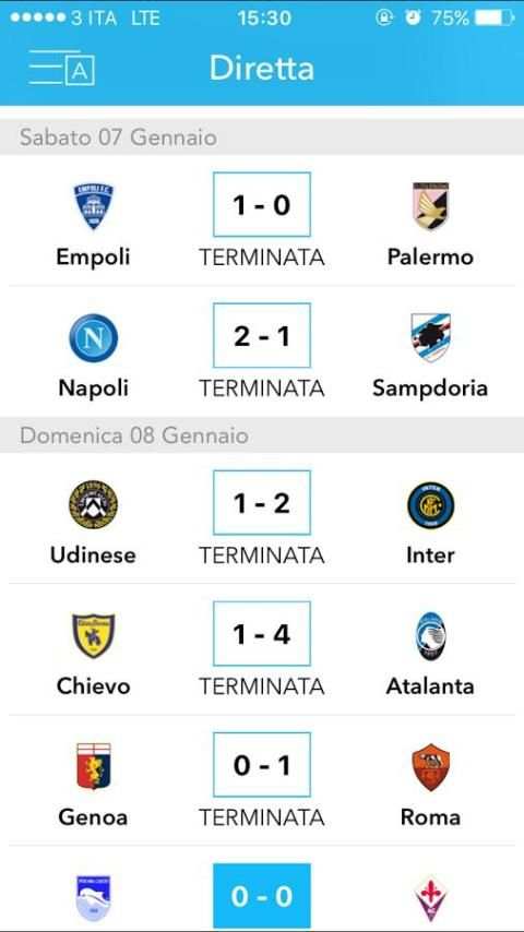 Diretta calcio screenshot 4