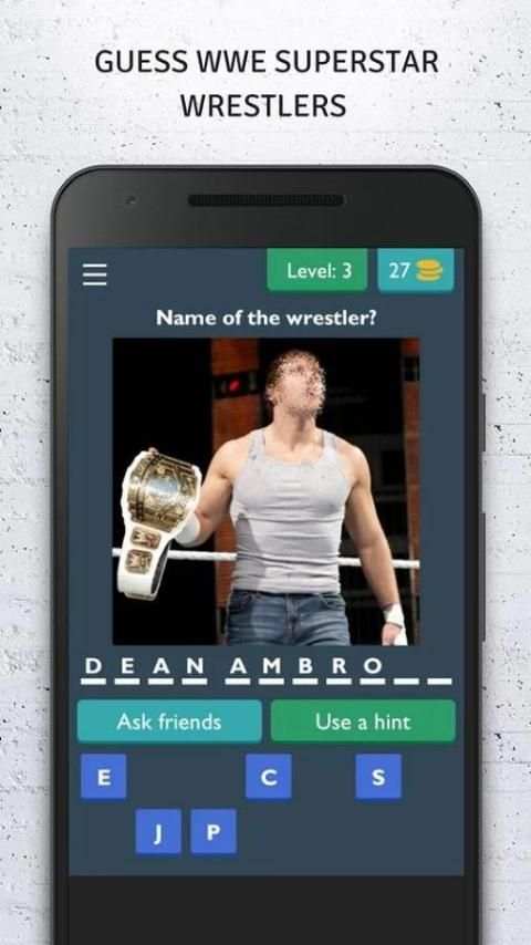 Guess the Wwe Superstar Wrestlers screenshot 4