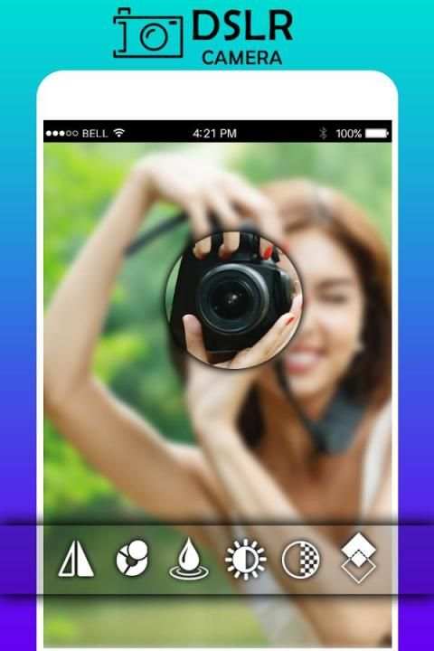 DSLR Camera Photo Editor स्क्रीनशॉट 1