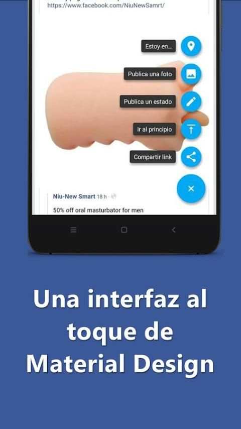 Mini para Facebook - ¡Nueva versión! स्क्रीनशॉट 3