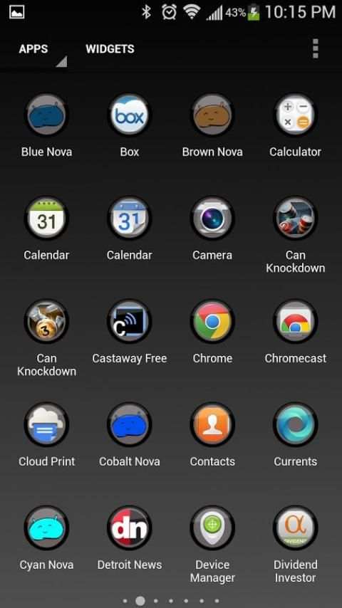 Black Theme Nova screenshot 6