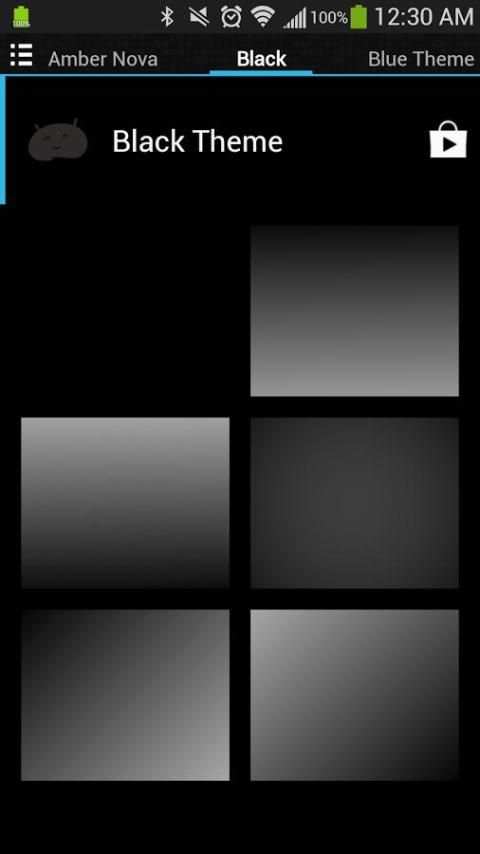Black Theme Nova screenshot 4