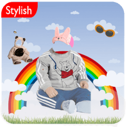 ikon Baby Photo Suit Photo Montage-Stylish Kids Editor
