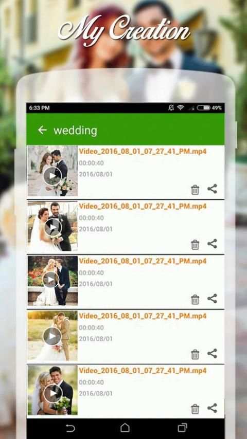 Wedding Video Maker скриншот 1