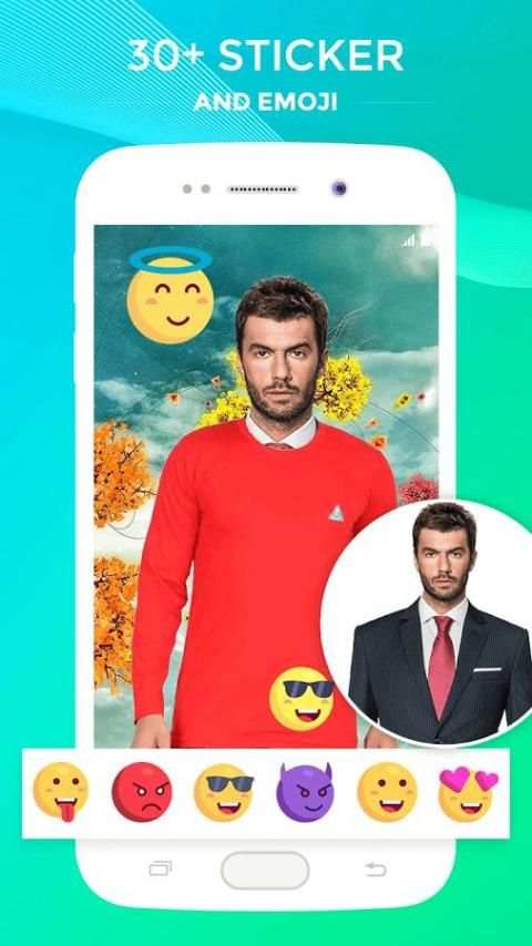 Men T-Shirt Photo Suit 3 تصوير الشاشة