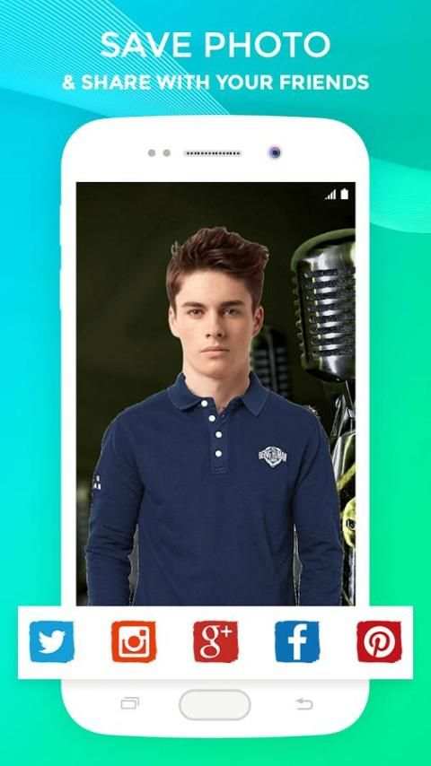 Men T-Shirt Photo Suit 1 تصوير الشاشة