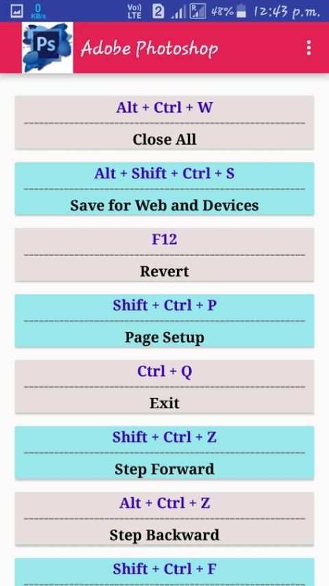 Computer Shortcut Keys скриншот 3