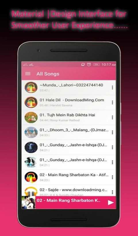 Mp3 Music Player 5 تصوير الشاشة