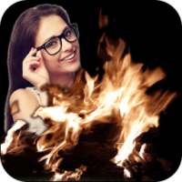 Fire Photo Live Wallpaper