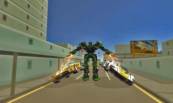 Police Robot Car Battle screenshot 2