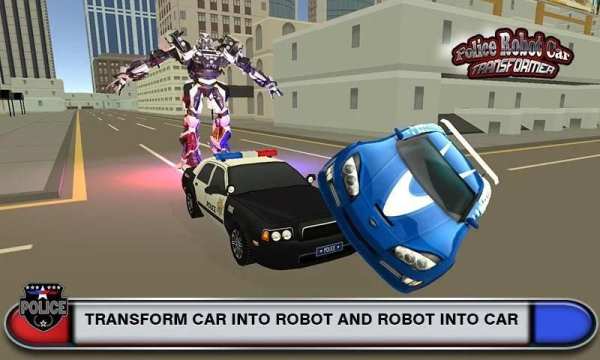 Police Robot Car Battle screenshot 5