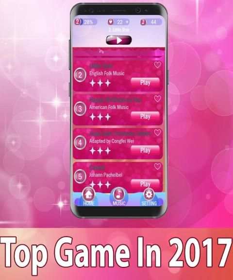 Pink Piano Tiles 3 screenshot 7