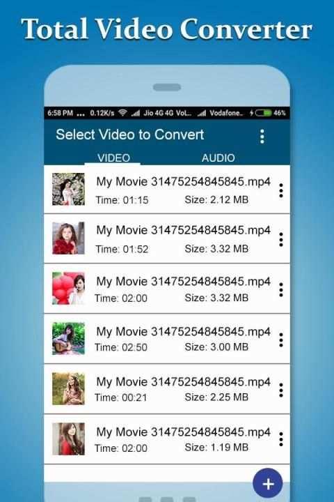 Total Video Converter : Video Cutter & Editor स्क्रीनशॉट 1