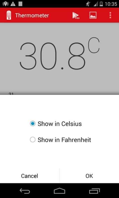Phone temperature screenshot 1