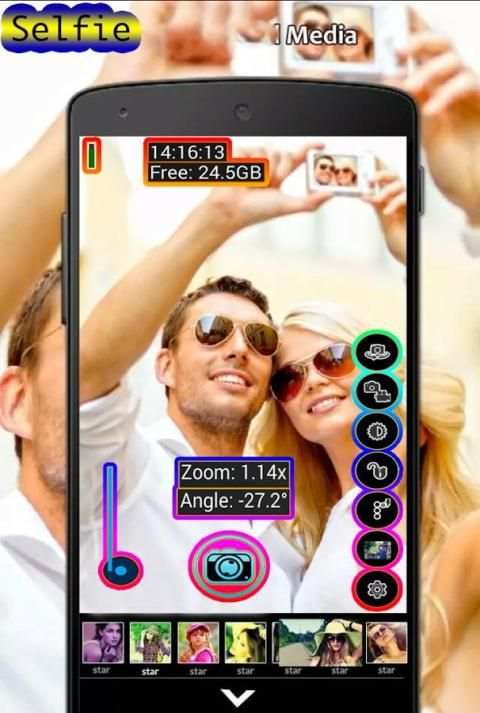 Caméra HD Selfie (caméra couleur beauté) स्क्रीनशॉट 3