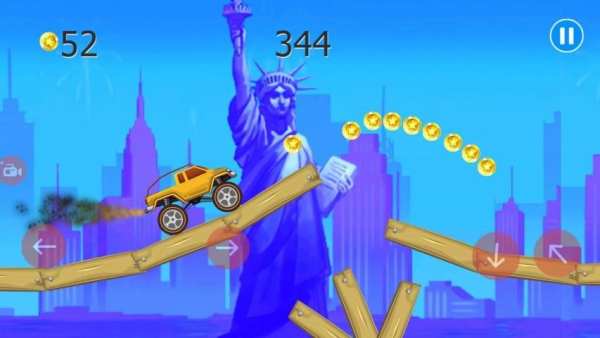 Dr Driving: hill climb racing скриншот 1