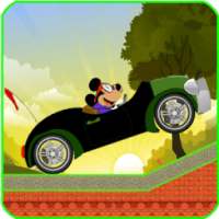 Mickey hill climb drive : Mouse car games
