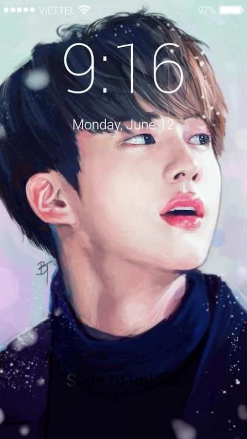 Kpop HD Lock Screen скриншот 2
