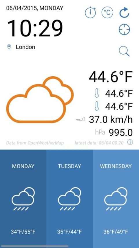 Weather Forecast скриншот 2
