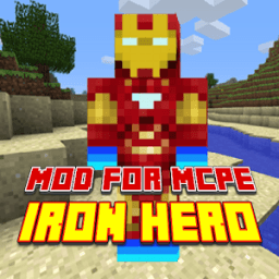 ikon Mod Iron Hero for MCPE