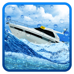 Boat Drive Crazy Water Taxi Driving Simulator Game أيقونة