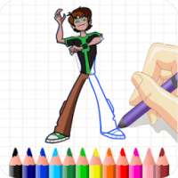 Draw step by step for Ben 10