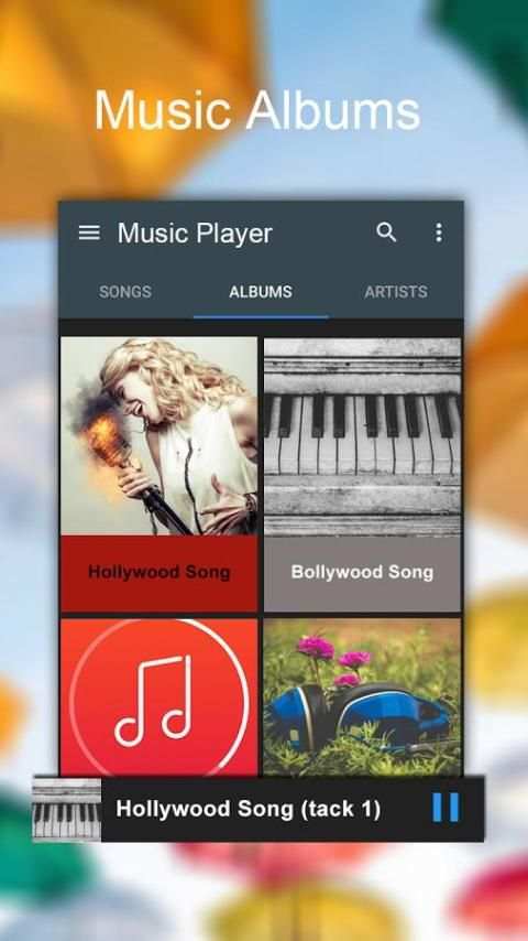 Music player-Mp3 Player स्क्रीनशॉट 1