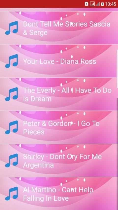 Sweet Memories Love Songs 3 تصوير الشاشة